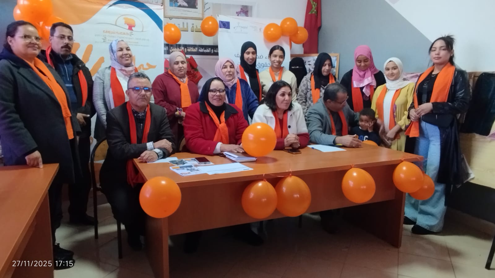 IMG-20251127-WA0354 جمعية شروق لادماج النساء في وضعية صعبة بابن جرير تطلق مشاركتها في الايام الاممية الستة عشر لمناهضة العنف ضد النساء من جماعة صخور الرحامنة.